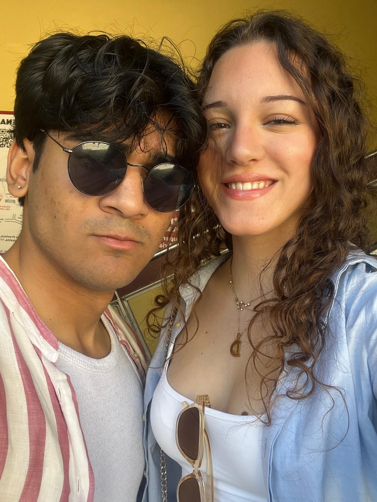 A photo from our first date