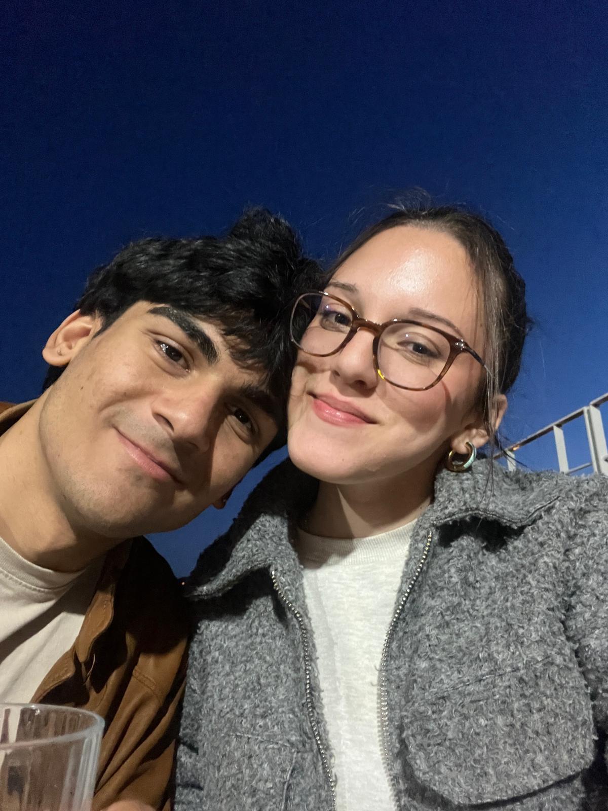 A photo from our first date
